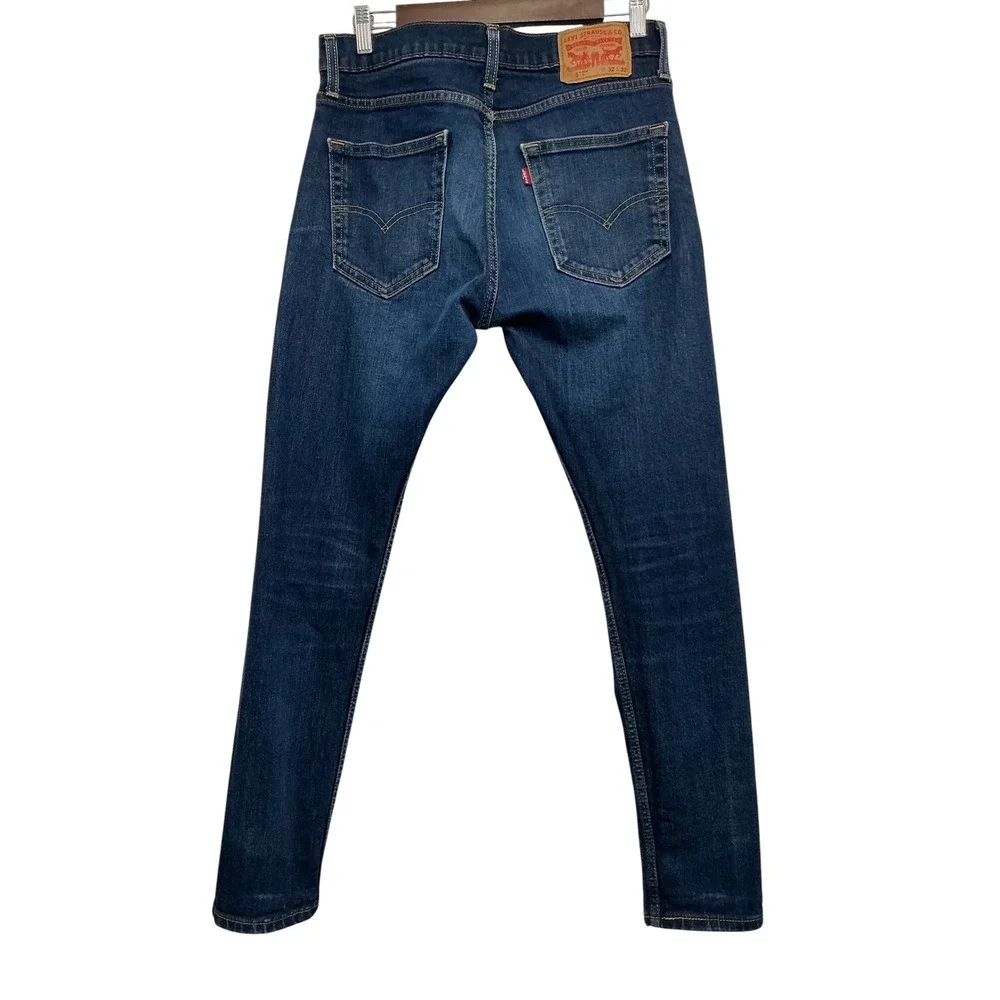 Levis 512 Slim Taper Jeans Mens 32x32 Dark Wash Stretch Denim 28833-0025